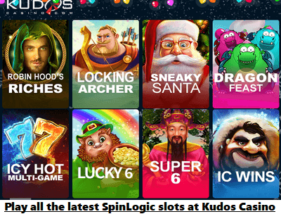 SpinLogic slots at Kudos Casino