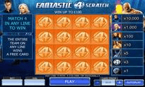 Fantastic Four scratch card