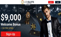 Lion Slots Casino website