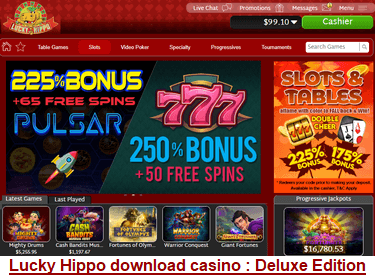 Lucky Hippo download casino software