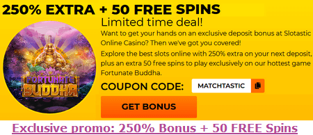 Slotastic free spins welcome bonus