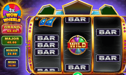 Screenshot of 3x WOW Wheels online slot by SpinLogic