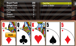 All American video poker at Eternal Slots