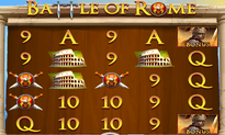 Battle Of Rome slot game