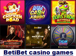 BetiBet casino games
