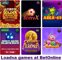 BetOnline Casino games