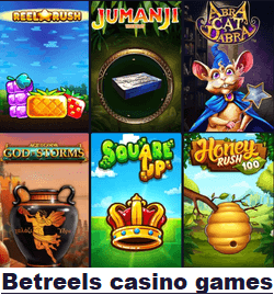 Betreels casino games