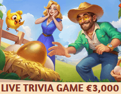 Live Triva Game promo at BillyBets Casino