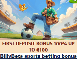 BillyBets sports betting bonus
