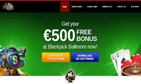 Blackjack Ballroom Casino website