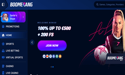Boomerang Casino website