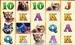 Screenshot of Buffalo Mania: Thunder Springs online slot by SpinLogic