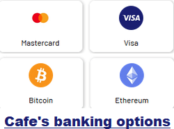 Cafe Casino banking options