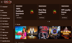 Cocoa Casino website