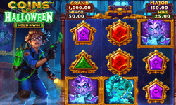 Screenshot of Coins Of Halloween online slot by Betsoft