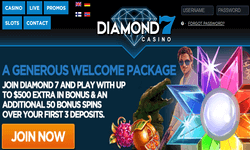 Diamond 7 Casino website