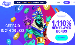 Dreams Casino website