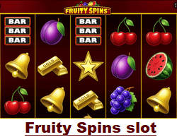 Free spins on Fruity Spins at Miami Club Casino