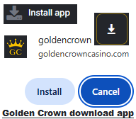 Golden Crown Casino download app