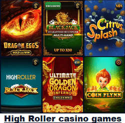 High Roller casino games
