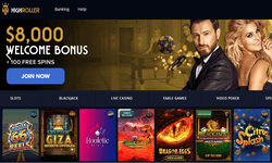 High Roller Casino website