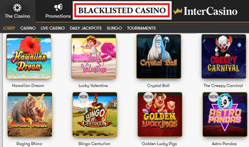 InterCasino, no download games