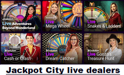 Live Dealer Games at Jackpot City Casino Live Dealer Games at Jackpot City Casino