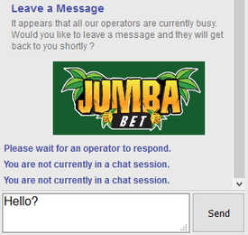 Jumba Bet live chat