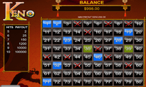 Keno online casino game