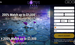 Lotus Asia Casino website