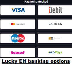 Lucky Elf Casino banking options