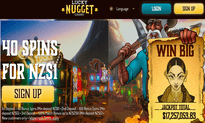 Lucky Nugget Casino website