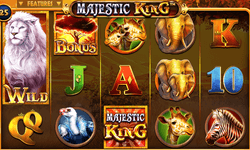 Majestic King slot by Spinomenal