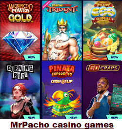 Games at MrPacho Casino Games at MrPacho Casino