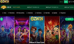 Ozwin Casino website