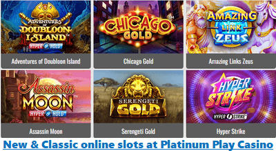 Online slots at Platinum Play Casino