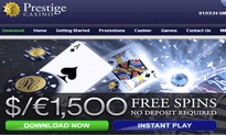 Prestige Casino website