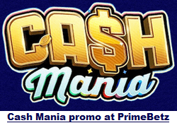 PrimeBetz Cash Mania promo