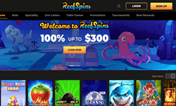 ReefSpins Casino website