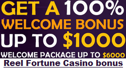 Reel Fortune Casino welcome bonus