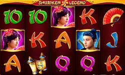 Shuriken Legend slot game, Diamond 7 Casino