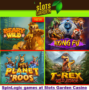 SpinLogic games at Slots Garden online casino