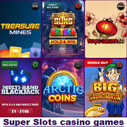 Super Slots casino games