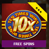 10x Wins, 100 free spins