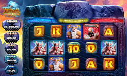 Screenshot of Thor Hammer Strike online slot by Rival