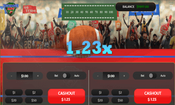 Touchdown Blitz crash game at ReefSpins