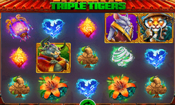 Screenshot of Triple Tigers online slot by SpinLogic