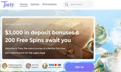 Tsars Casino website