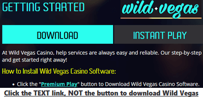 Download Wild Vegas Casino - how to do it