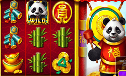 Xing Fu Panda slot game, Golden Crown Casino